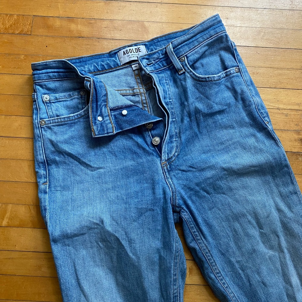 Agolde high rise crop jeans, size 26
